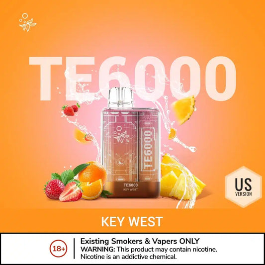 Elf bar Te 6000 Us Version Key West Disposable Vape