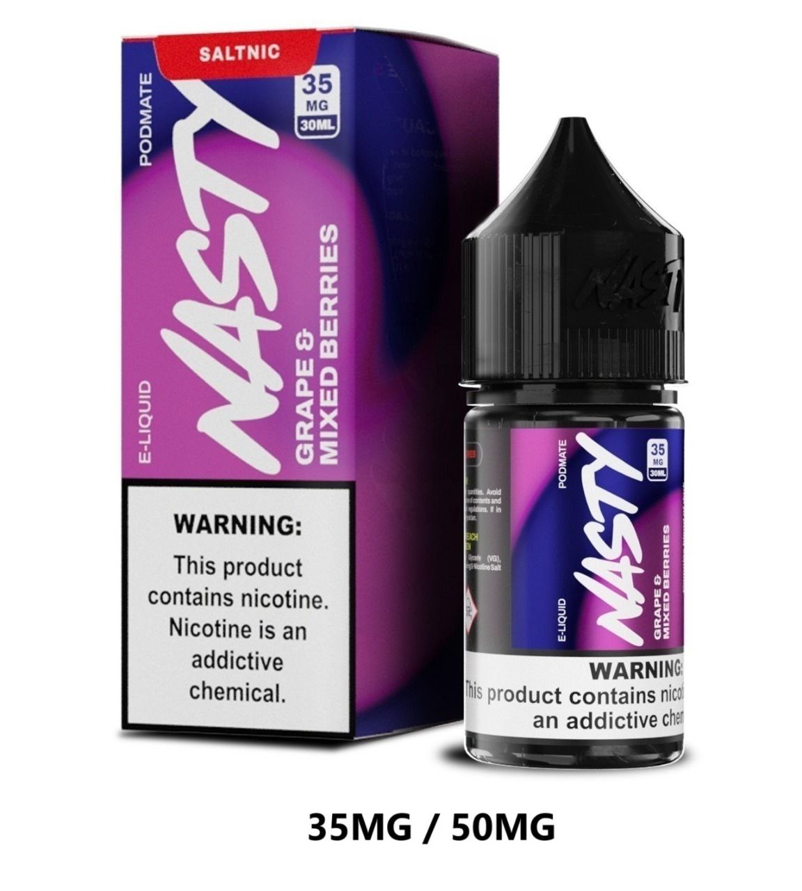 Nasty Juice Grape and Mixed Berries 3 mg 60 ml.